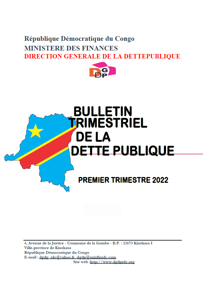 Bulletin trimestriel de la dette publique - premier trimestre 2022