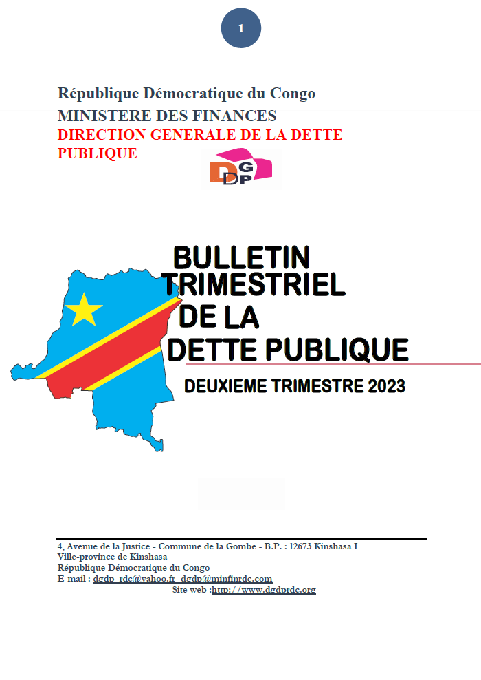 Bulletin trimestriel de la dette publique - deuxième trimestre 2023