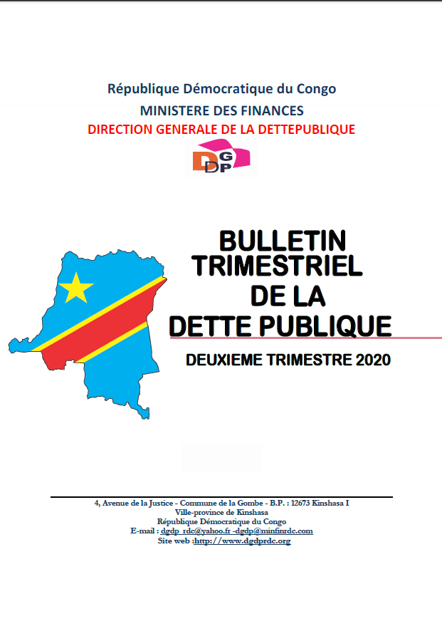 Bulletin de la dette publique deuxième trimestre 2020