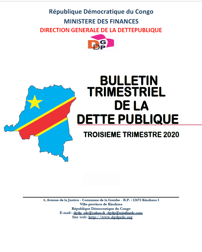 Bulletin de la dette publique troisième trimestre 2020