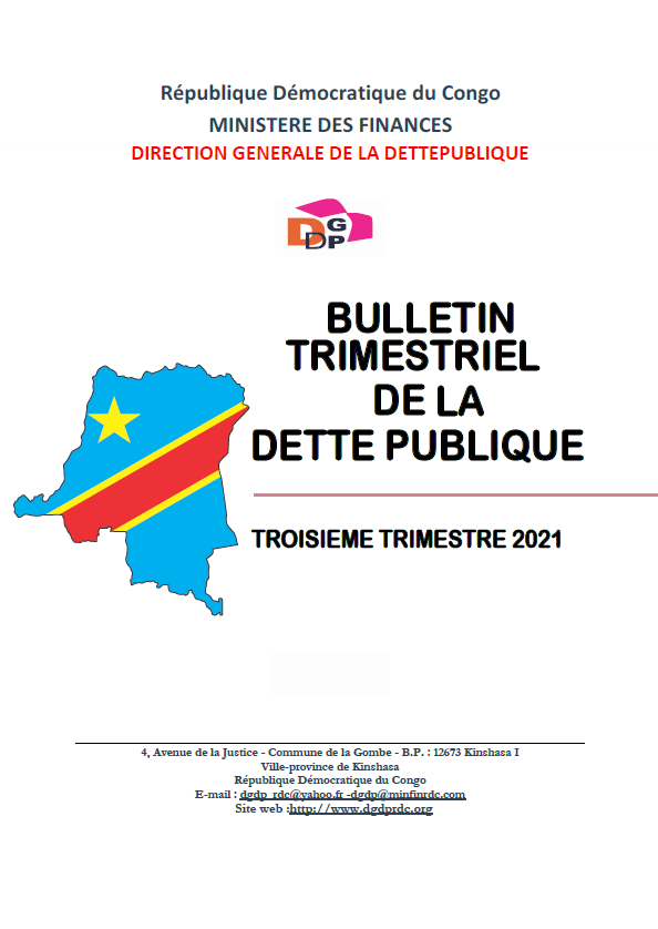 Bulletin trimestriel de la dette publique - troisième trimestre 2021