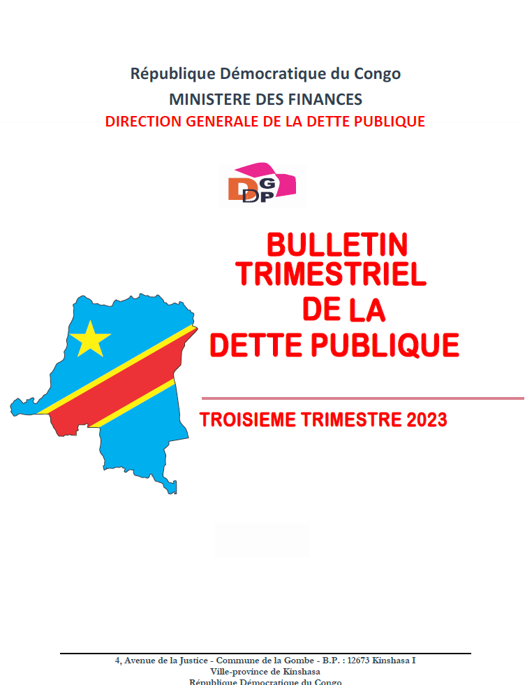 Bulletin trimestriel de la dette publique - troisième trimestre 2023