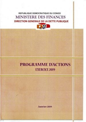 Programme d'actions 2019